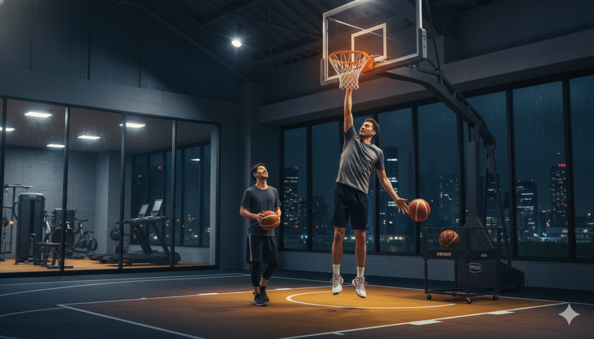 東大阪の深夜3時。忙しいあなたの「バスケしたい」を叶える場所