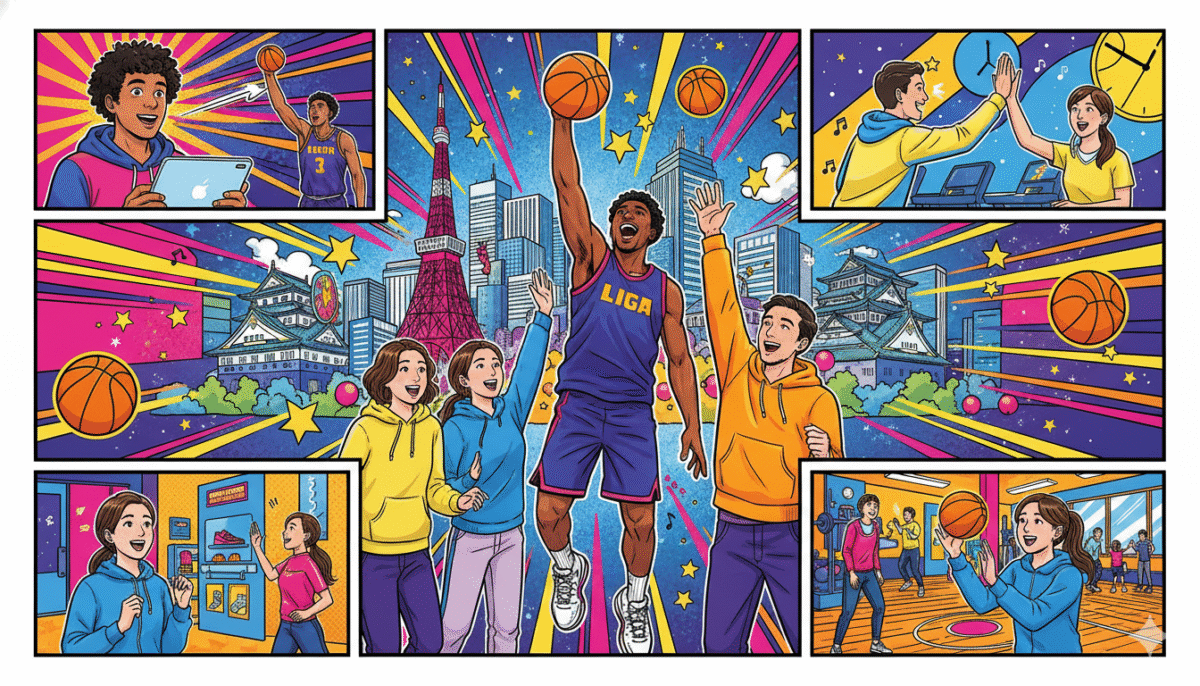 八村塁のプレーに熱狂！その「バスケしたい」、HOOP7が叶えます