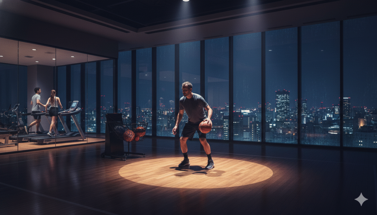 週末の深夜、ボールと私だけ。大阪・HOOP7で始める「大人のソロ・バスケ」