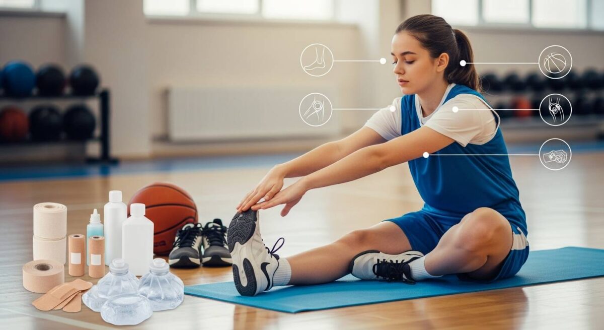 女子バスケ未経験者が知っておくべき怪我予防と体のケア方法