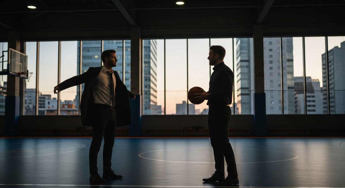 残業帰り、ネクタイを緩めてコートへ。大阪の夜を楽しむ大人のリセット術