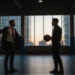 残業帰り、ネクタイを緩めてコートへ。大阪の夜を楽しむ大人のリセット術