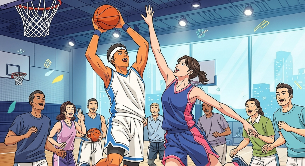 「バスケしよう」を実現！大阪HOOP7で叶える大人の手ぶら同窓会