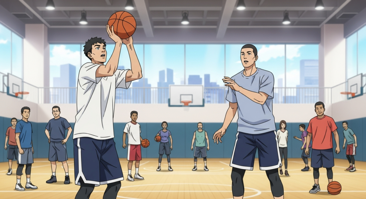 社会人バスケの「誘われ不安」を解消!大阪HOOP7でこっそり仕上げる、大人のコソ練計画