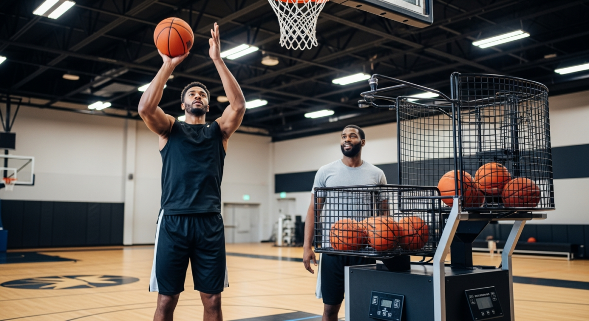 先輩へのパスはもう不要。大阪HOOP7の「シューティングマシン独占」で味わう、大人の特権的バスケ論