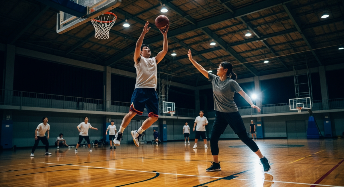仕事終わりに一人で行けるバスケ場所、大阪にあります